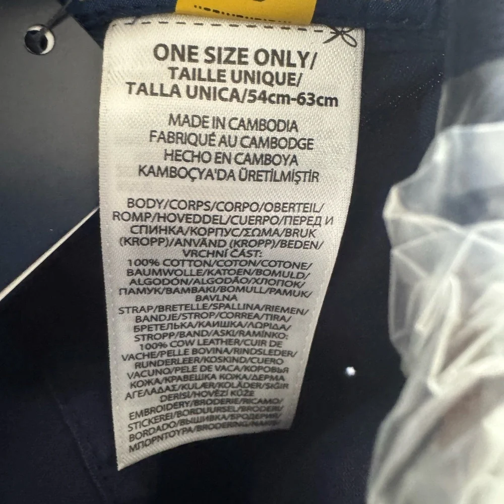 Polo Ralph Lauren Big Pony Core Replen Adjustable #3 Baseball Golf Hat Navy Rare - Picture 9 of 10